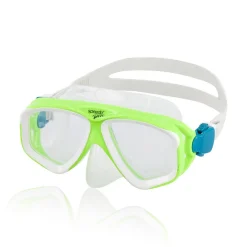 Snorkelling|Mask & Snorkels-Speedo Jr. Adventure Mask Green Blue