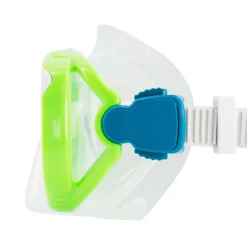 Snorkelling|Mask & Snorkels-Speedo Jr. Adventure Mask Green Blue