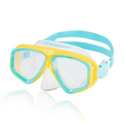 Snorkelling|Mask & Snorkels-Speedo Jr. Adventure Mask Yellow Blue