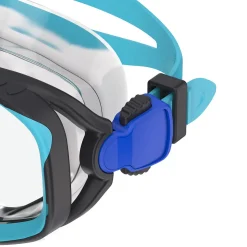 Snorkelling|Mask & Snorkels-Speedo Jr. Adventure Mask & Snorkel Set Black Blue