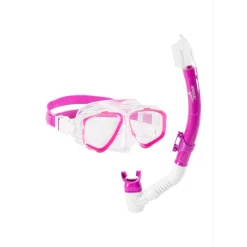 Snorkelling|Mask & Snorkels-Speedo Jr. Adventure Mask/Snorkel Set Pink