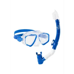 Snorkelling|Mask & Snorkels-Speedo Jr. Adventure Mask/Snorkel Set Blue