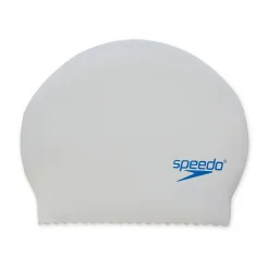 Caps|Kids Caps-Speedo Jr. Solid Latex Cap White