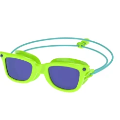 Kids Goggles-Speedo Jr Sunny G Seasider Mirrored Acid Green