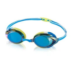Racing|Kids Goggles-Speedo Jr. Vanquisher 2.0 Mirrored Goggle Clear/Blue