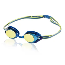 Racing|Kids Goggles-Speedo Jr. Vanquisher 2.0 Mirrored Goggle Blue