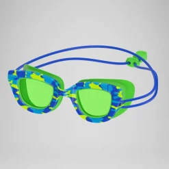 Kids Goggles-Speedo Kids Sunny G Pop Seasiders Print Green
