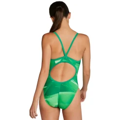Racing|One Pieces-Speedo Lane Game Flyback One Piece Green