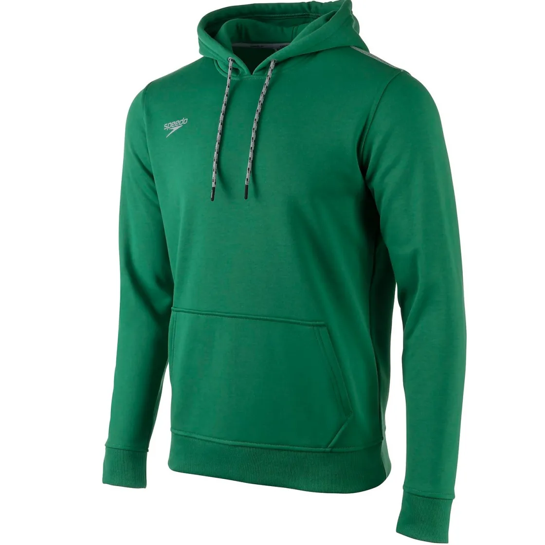 Teamwear-Speedo Long Sleeve Hooded Sweatshirt Green