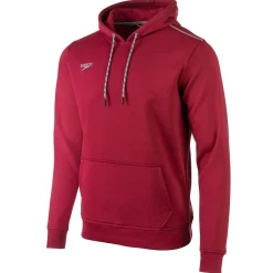 Teamwear-Speedo Long Sleeve Hooded Sweatshirt Maroon