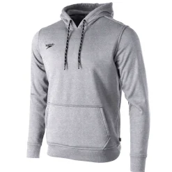 Teamwear-Speedo Long Sleeve Hooded Sweatshirt Gray