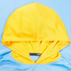 Boys Swimwear-Speedo Long Sleeve Hooded Swim Shirt Peel Yellow