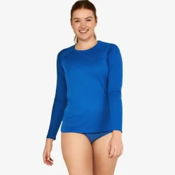 Rashguards-Speedo Long Sleeve Swim Tee Blue