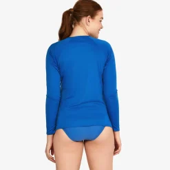 Rashguards-Speedo Long Sleeve Swim Tee Blue