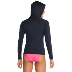 Teamwear-Speedo Long Sleeve Swim Tee w/ Hood Speedo Black