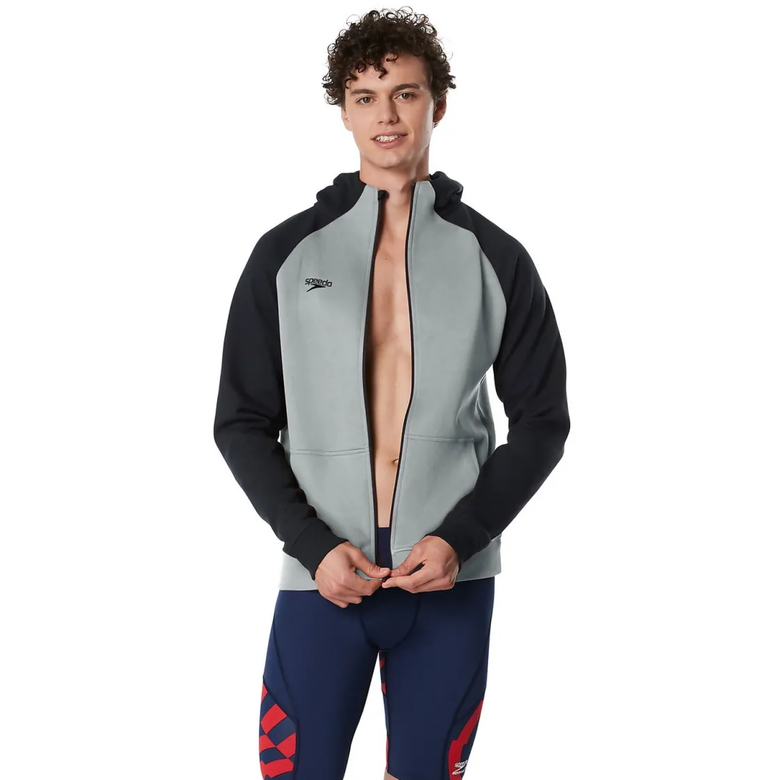 Teamwear-Speedo Male Team Jacket Smoke