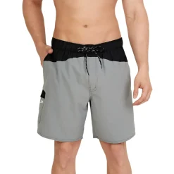 Swim Trunks & Boardshorts-Speedo Marina Flex Volley 18" Grey