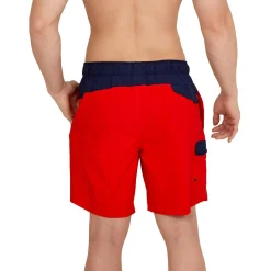 Swim Trunks & Boardshorts-Speedo Marina Flex Volley 18" Red