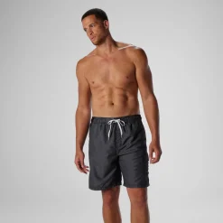 Swim Trunks & Boardshorts-Speedo Marina Sport Volley Heather Gray