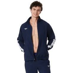 Teamwear-Speedo Men's Edge Warm Up Jacket Navy