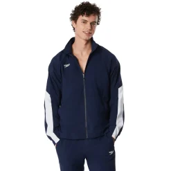 Teamwear-Speedo Men's Edge Warm Up Jacket Navy