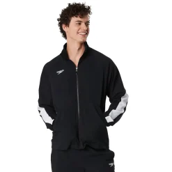 Teamwear-Speedo Men's Edge Warm Up Jacket Black