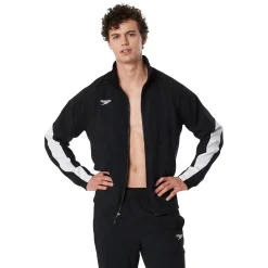 Teamwear-Speedo Men's Edge Warm Up Jacket Black