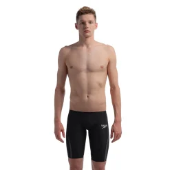 Tech Suits|Jammers-Speedo Men's Fastskin LZR Pure Intent 2.0 Jammer - Fina Approved Black/Iridescent