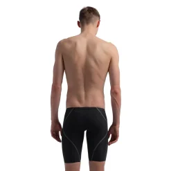 Tech Suits|Jammers-Speedo Men's Fastskin LZR Pure Intent 2.0 Jammer - Fina Approved Black/Iridescent