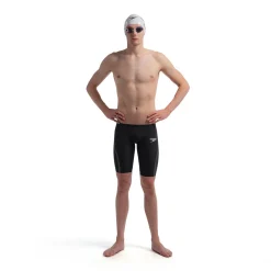 Tech Suits|Jammers-Speedo Men's Fastskin LZR Pure Intent 2.0 Jammer - Fina Approved Black/Iridescent