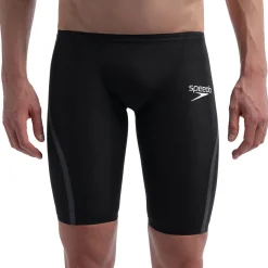 Tech Suits|Jammers-Speedo Men's Fastskin LZR Pure Intent 2.0 Jammer - Fina Approved Black/Iridescent