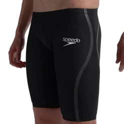 Tech Suits|Jammers-Speedo Men's Fastskin LZR Pure Intent 2.0 Jammer - Fina Approved Black/Iridescent