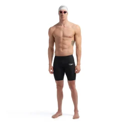 Jammers|Tech Suits-Speedo Men's Fastskin LZR Pure Valor 2.0 Jammer - Fina Approved Black