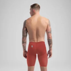 Jammers|Tech Suits-Speedo Men's Fastskin LZR Pure Valor 2.0 Jammer - Fina Approved Siren Red