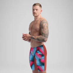 Jammers|Tech Suits-Speedo Men's Fastskin LZR Pure Valor 2.0 Jammer - Fina Approved Siren Red
