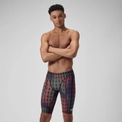 Jammers|Tech Suits-Speedo Men's Printed Vanquisher Jammer