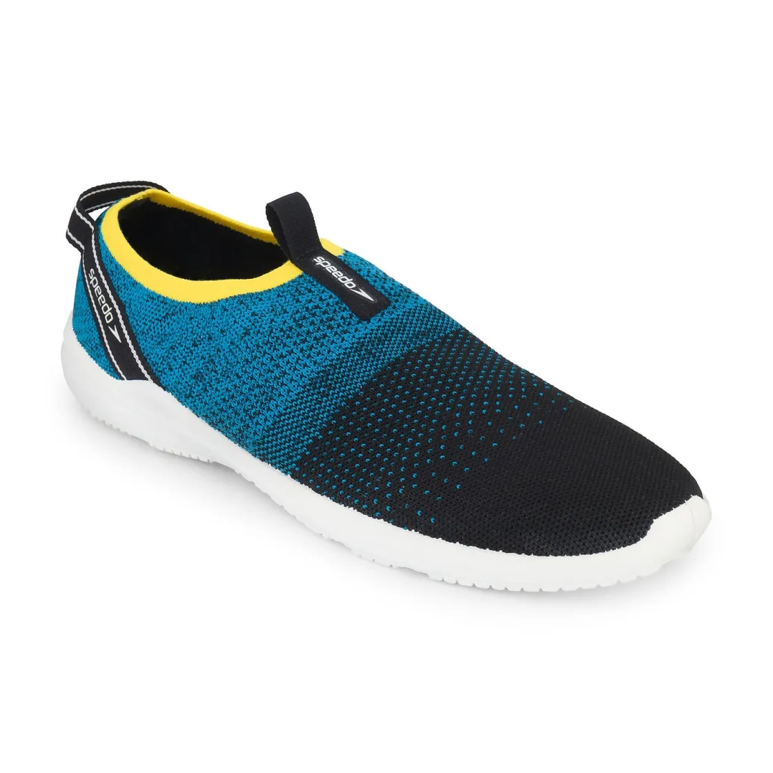 Footwear-Speedo Men's Surf Knit Pro Enamel Blue Black
