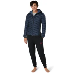 Parkas & Jackets-Speedo Men's Tephra Stretch Reflect Jacket Navy