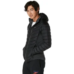 Parkas & Jackets-Speedo Men's Tephra Stretch Reflect Jacket Black