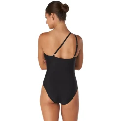 Recreation|Fitness-Speedo Mesh Asymmetrical One Piece