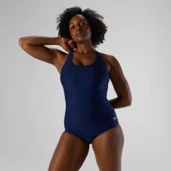 Fitness|One Pieces-Speedo Moderate Ultraback - PowerFLEX Navy