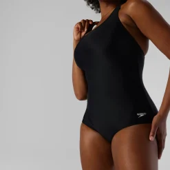 Fitness|One Pieces-Speedo Moderate Ultraback - PowerFLEX Black