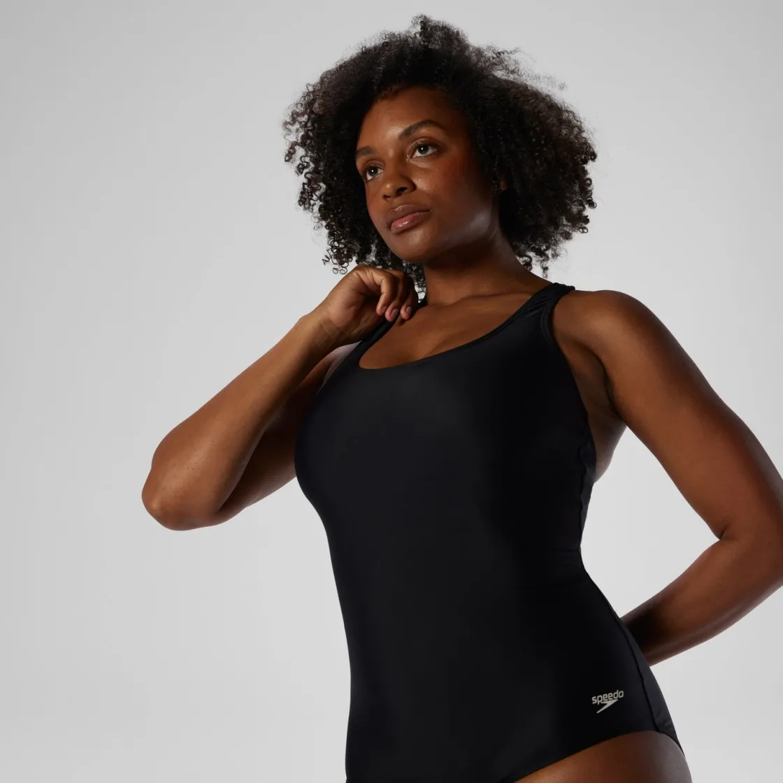 Fitness|One Pieces-Speedo Moderate Ultraback Long Black