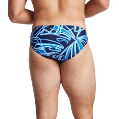 Briefs-Speedo Neon Fronds Beachstar Brief 2" Blue