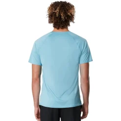 Rashguards|Teamwear-Speedo New Easy Short Sleeve Swim Rashguard Light Sky Blue