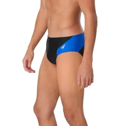 Briefs-Speedo New Splice Brief Blue Black