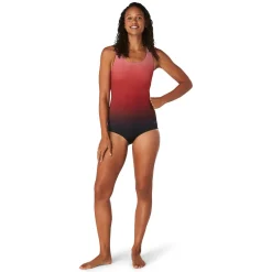 Fitness|One Pieces-Speedo Ombre Ultraback One Piece Maroon