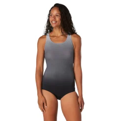 Fitness|One Pieces-Speedo Ombre Ultraback One Piece Black