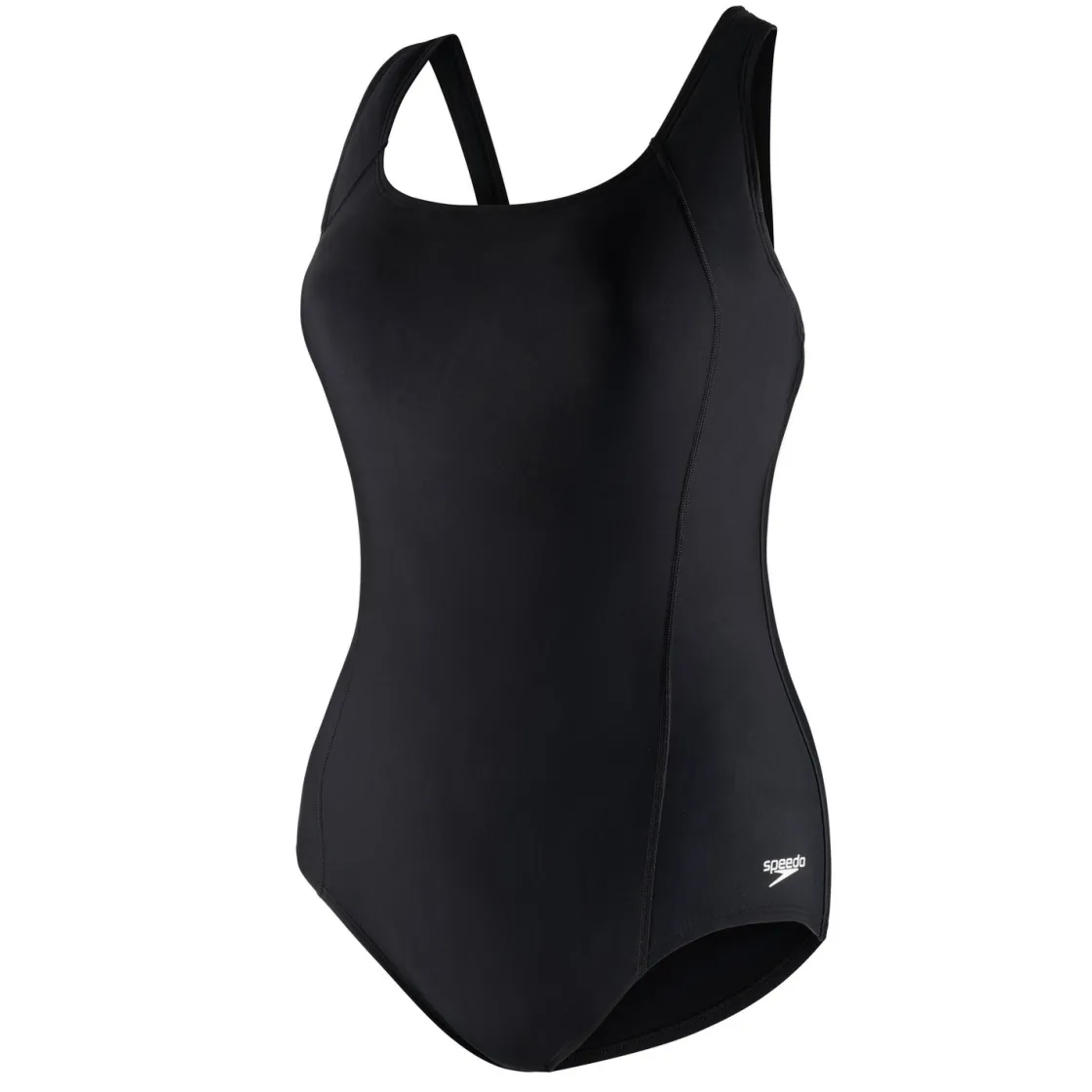 Fitness|One Pieces-Speedo Plus Conservative Ultraback With Princess Seam Black