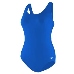 Fitness|One Pieces-Speedo Plus Moderate Ultraback One Piece Blue